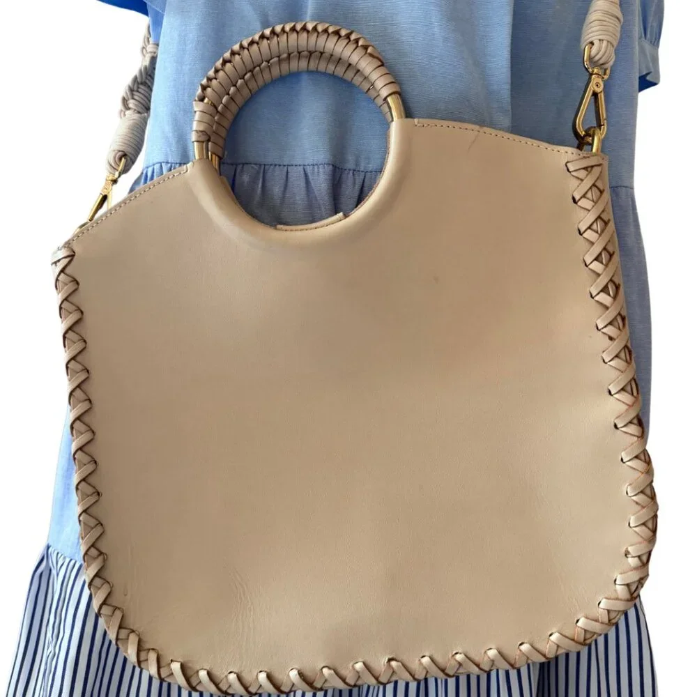 Ulla Johnson Luxury Handbag with Crochet Strap